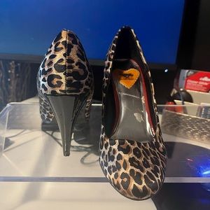 Leopard print heels